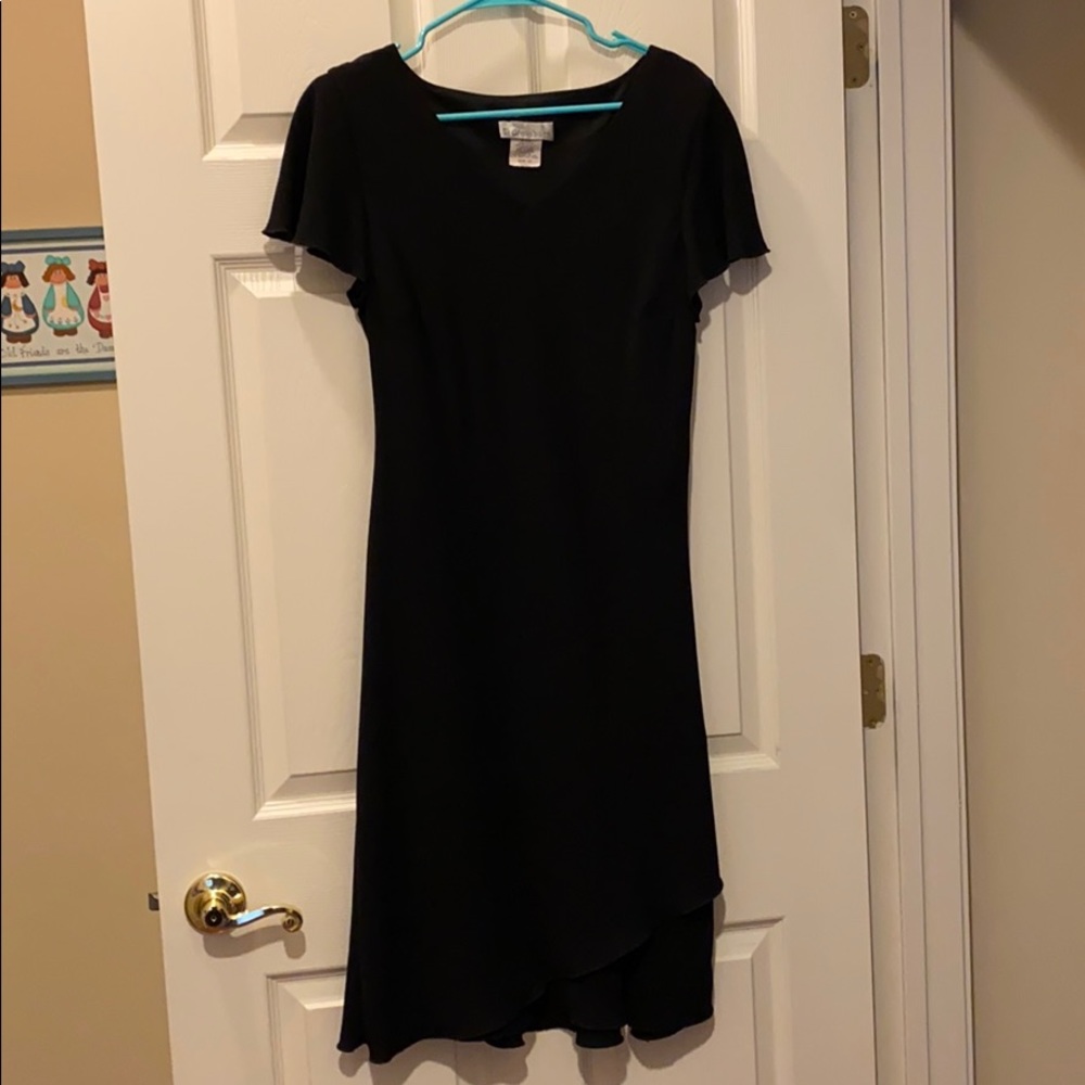 Black tiered dress from Dress Barn, size 14